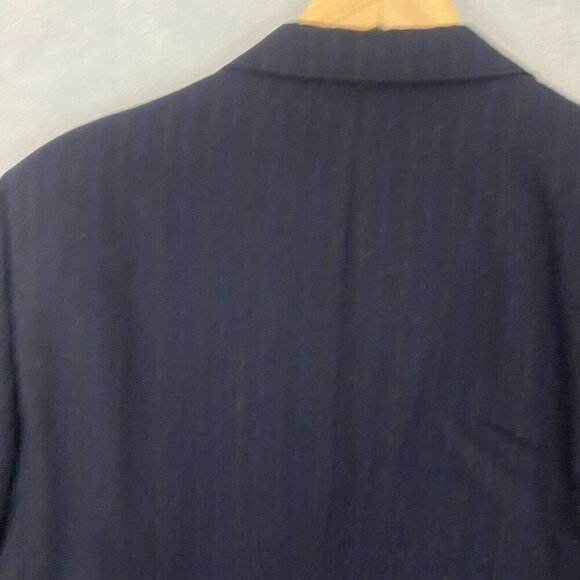 Christian Dior Monsieur Pure Virgin Wool Blazer 40R Blue Suit Jacket Sport Coat - Picture 13 of 16